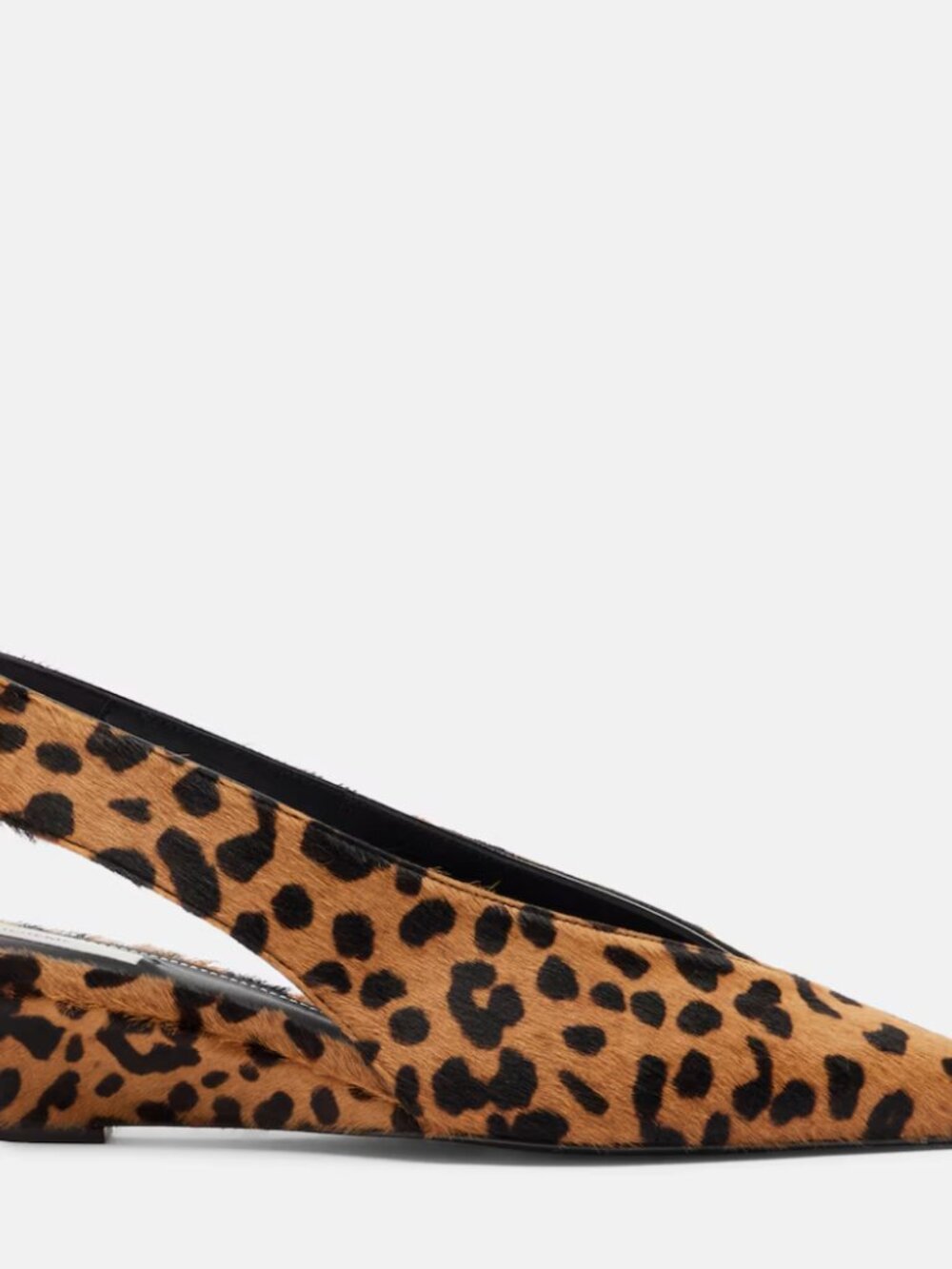 TOTEME Leopard-print calf hair slingback pumps - Picture 3 of 7